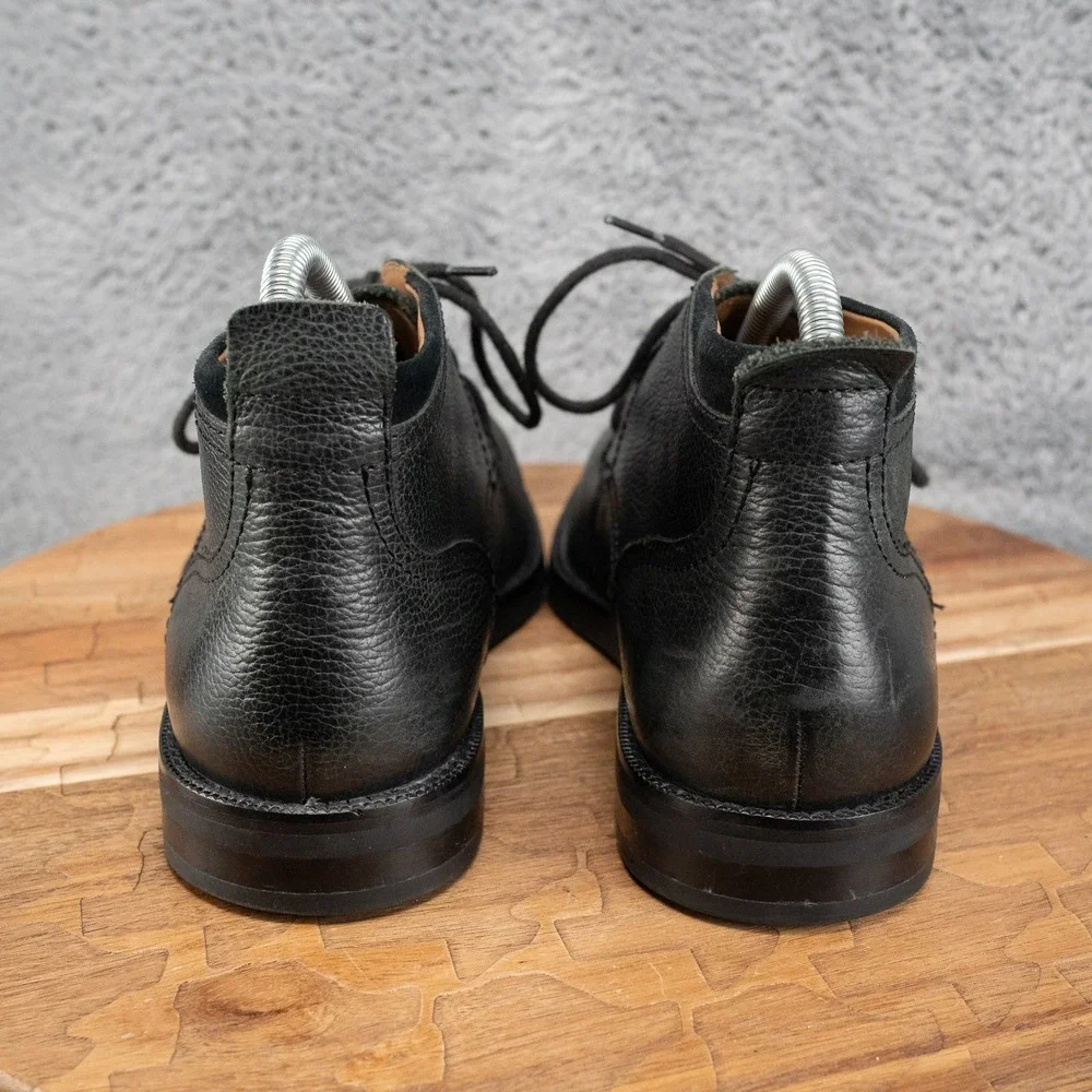 Cole Haan C24524 Black Pebble Grain Leather Chukka Boots Mens Size 7 M